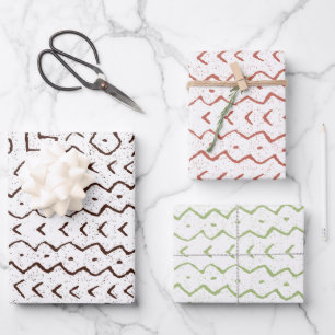 Kwanzaa Juneteenth Black Holiday Wrapping Tribal Paper Sheet