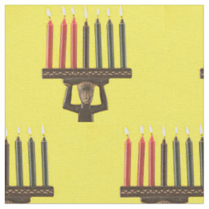 Kwanzaa Kinara Fabric