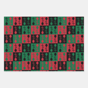 Kwanzaa Nia Wrapping Papr Paper Sheet