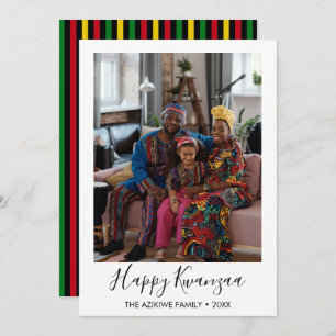Kwanzaa Photo Holiday Card