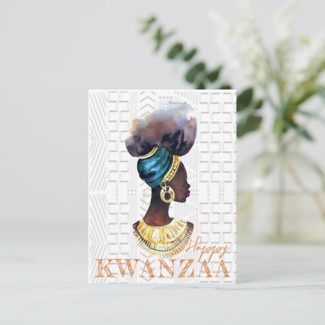 Kwanzaa Postcard (Standing Front)