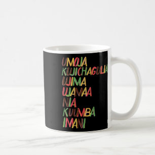 Kwanzaa Seven Principles Coffee Mug