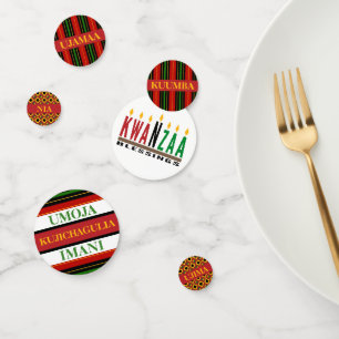 Kwanzaa Seven Principles   Nguzo Saba Holiday Confetti