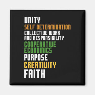 Kwanzaa Seven Principles Unity Self Determination  Magnet
