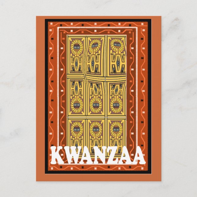 Kwanzaa - Stone carvings Postcard (Front)