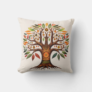 Kwanzaa Tree Throw Pillow
