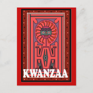 Kwanzaa - Tribal effigy Postcard