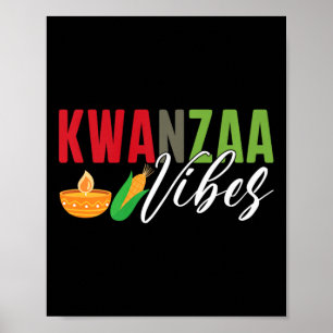 Kwanzaa Vibes African American Harvest Festival Poster