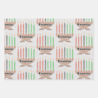 Kwanzaa  wrapping paper sheet