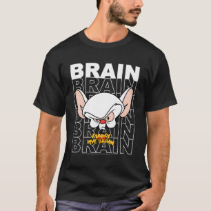 Ky And The Brain Text Stack Big Face T-Shirt