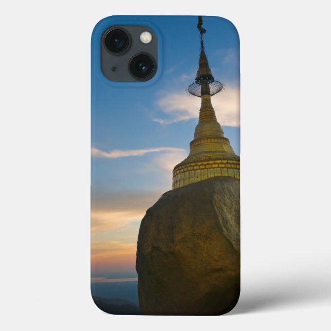 Kyaiktiyo Pagoda at Sunset Case-Mate iPhone Case (Back)