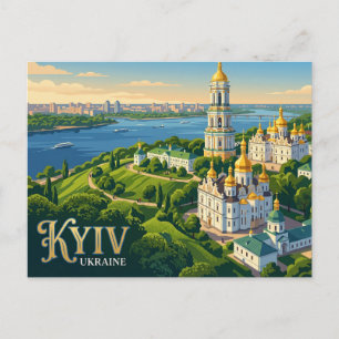 Kyiv Pechersk Lavra Ukraine Postcard