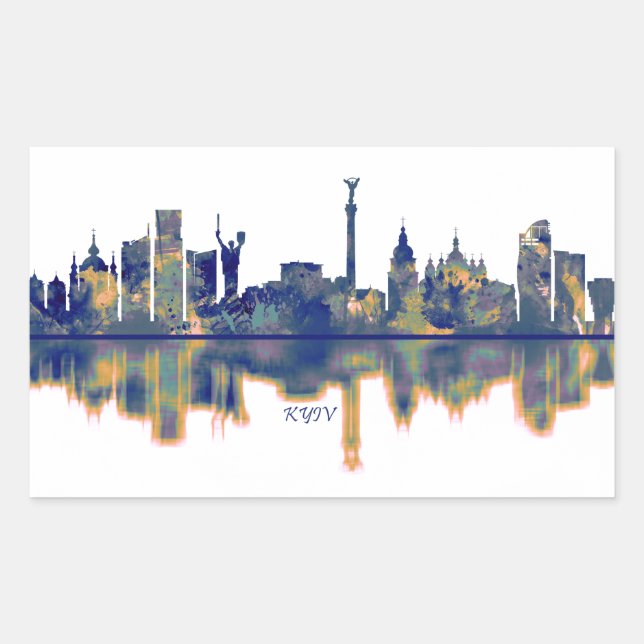 Kyiv Skyline Sticker (Front)