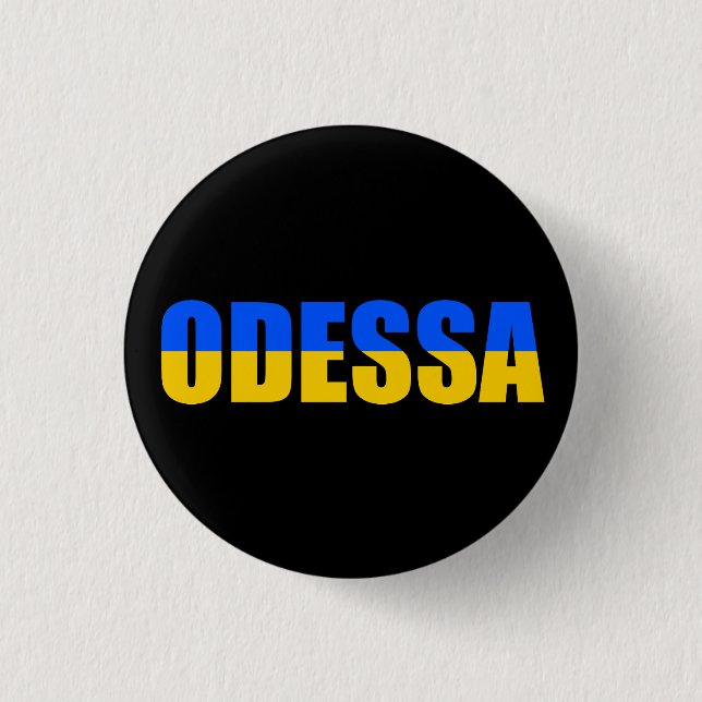 Kyiv Ukraine flag 1 Inch Round Button (Front)