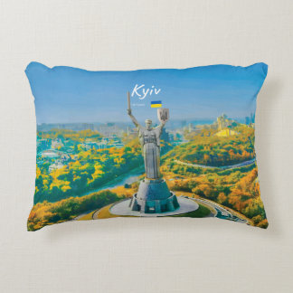 Kyiv, Ukraine - Mother Ukraine Monument Accent Pillow