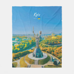 Kyiv, Ukraine - Mother Ukraine Monument Fleece Blanket