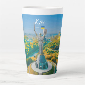 Kyiv, Ukraine - Mother Ukraine Monument Large Latte Mug