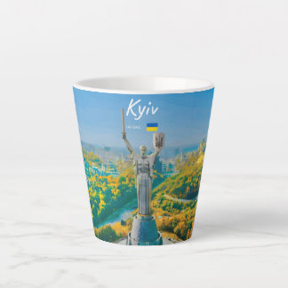 Kyiv, Ukraine - Mother Ukraine Monument Small Latte Mug