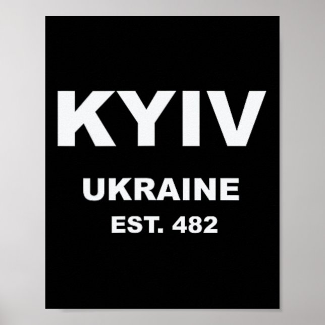Kyiv Ukraine  Poster (Front)