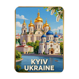 Kyiv Ukrainian Heritage Landmark Magnet
