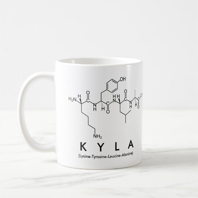 Kyla peptide name mug (Left)