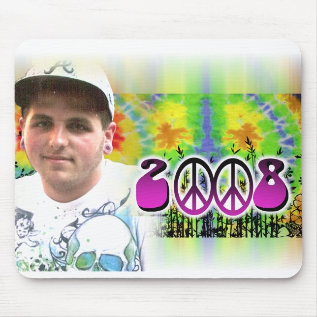 kyle 08 peace mouse pad (Front)