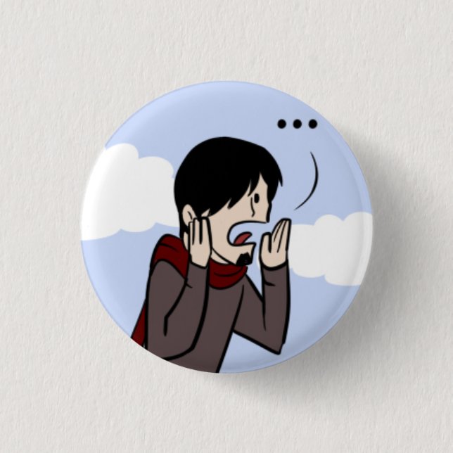 Kyle 1 Inch Round Button (Front)