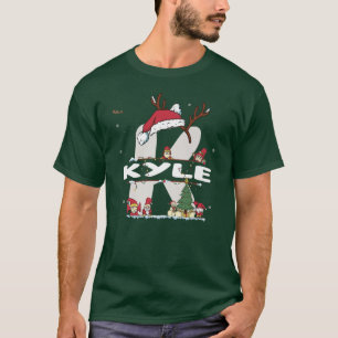 Kyle Christmasw Kyle Name for funny Xmas T-Shirt