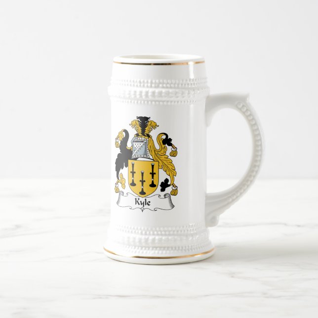 Kyle Family Crest Beer Stein (Right)