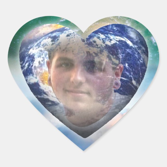 kyle in heart heart sticker (Front)