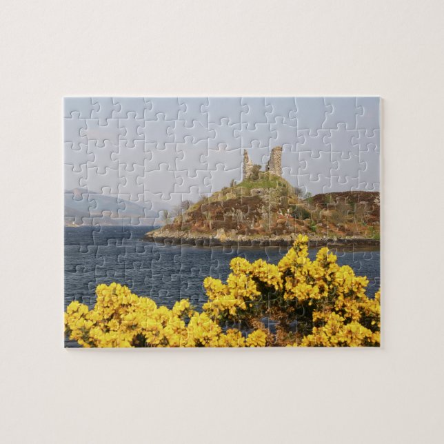 Kyleakin, Scotland. The ancient ruins of 2 Jigsaw Puzzle (Horizontal)