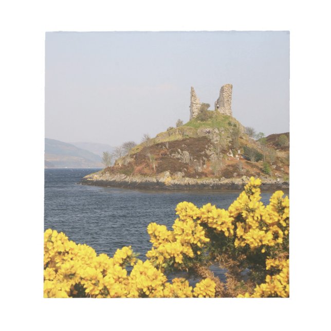 Kyleakin, Scotland. The ancient ruins of 2 Notepad (Front)