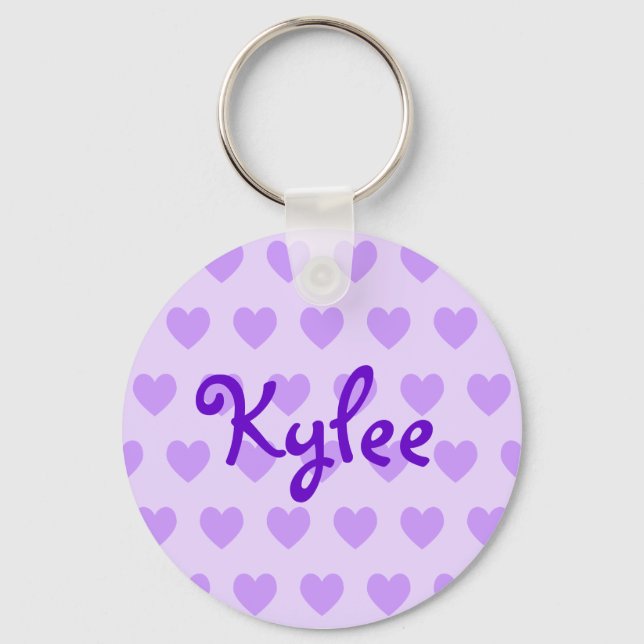 Kylee in Purple Keychain (Front)