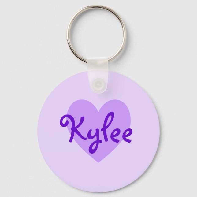 Kylee in Purple Keychain (Front)
