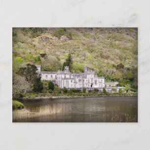 Kylemore Abbey Castle in Ireland Postcard