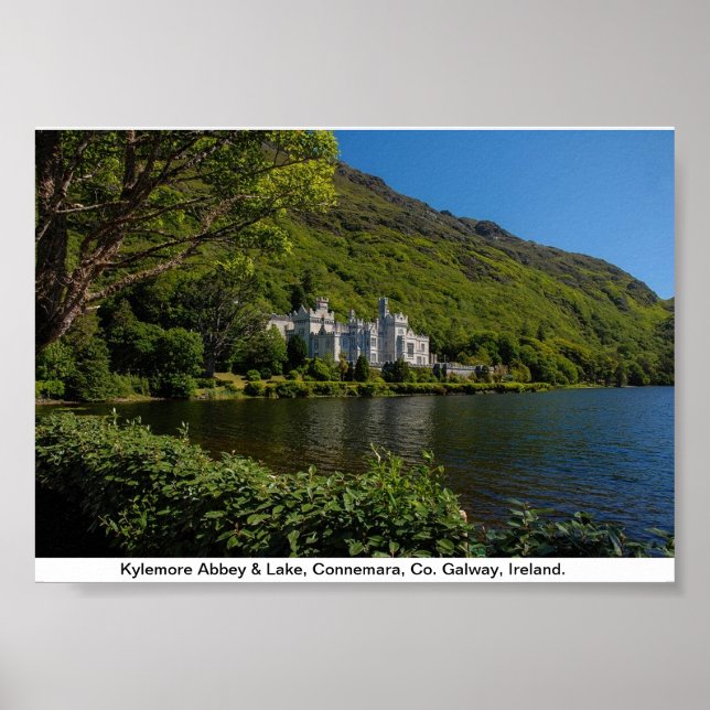 Kylemore Abbey, Connemara, Co. Galway Ireland Poster (Front)