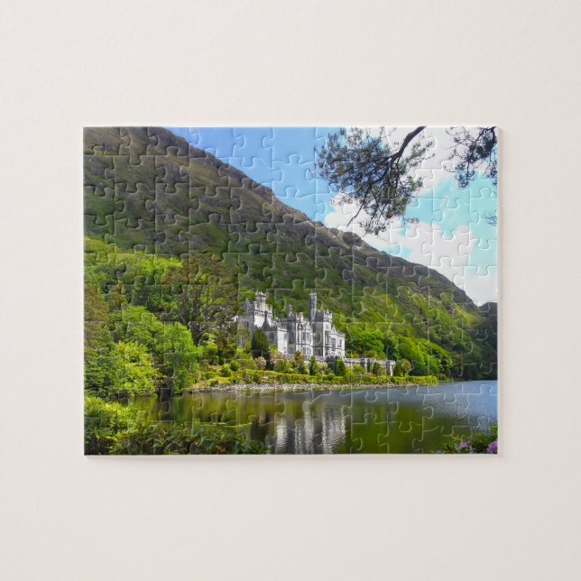 Kylemore Abbey Connemara Galway Ireland. Jigsaw Puzzle (Horizontal)