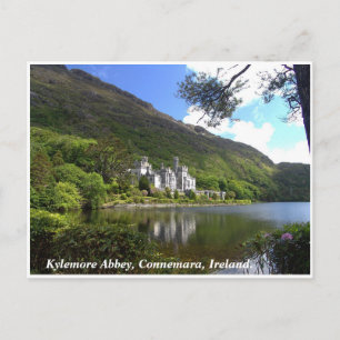 Kylemore Abbey, Connemara scenery Co. Galway Postcard