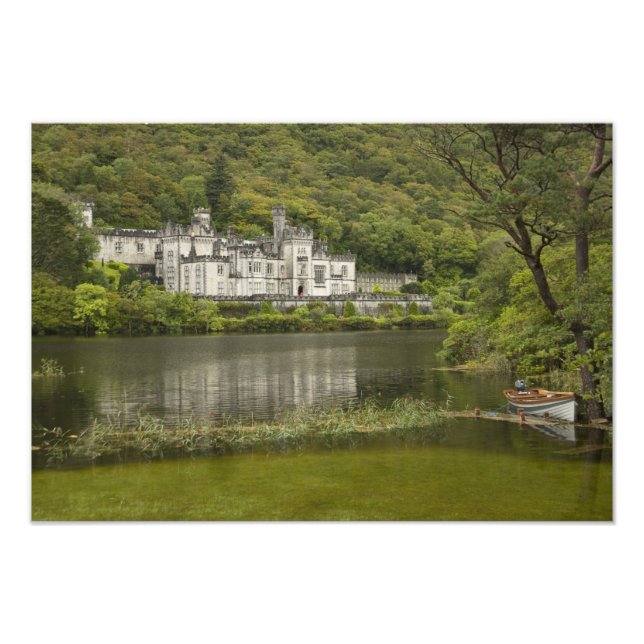 Kylemore Abbey, County Galway, Ireland, Photo Print (Front)