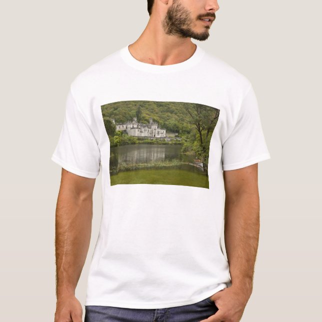 Kylemore Abbey, County Galway, Ireland, T-Shirt (Front)
