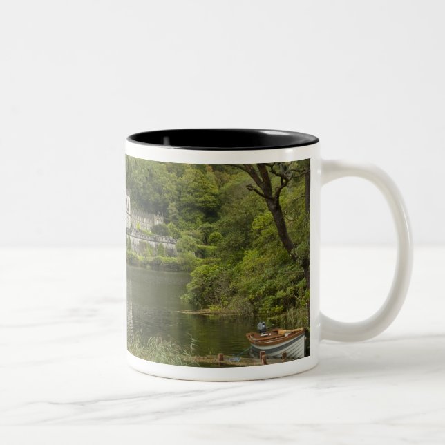 Kylemore Abbey, County Galway, Ireland, Two-Tone Coffee Mug (Right)