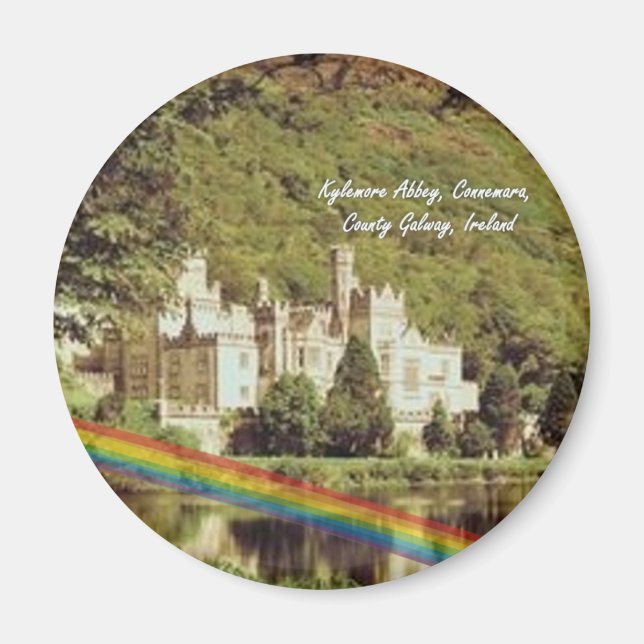 Kylemore Abbey Ireland - Design #2 Magnet (Front)