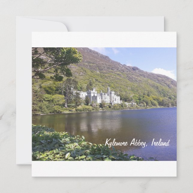 Kylemore Abbey Ireland  Holiday Card (Front)