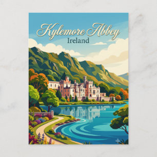 Kylemore Abbey Ireland Postcard