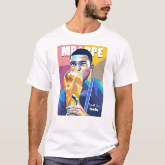 Kylian Mbappe in WPAP  T-Shirt