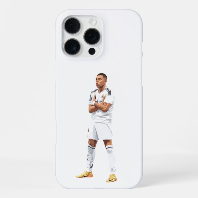 Kylian Mbappe - Real Madrid iPhone Case (Back)