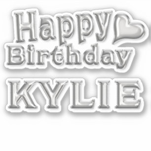 Kylie Happy Birthday Autocollants