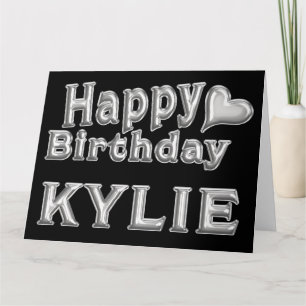 Kylie Happy Birthday Birthday Map Card