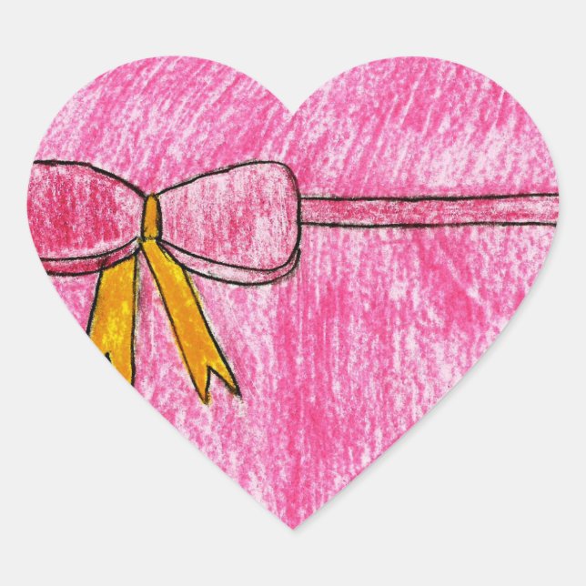 Kylie Heart Sticker (Front)