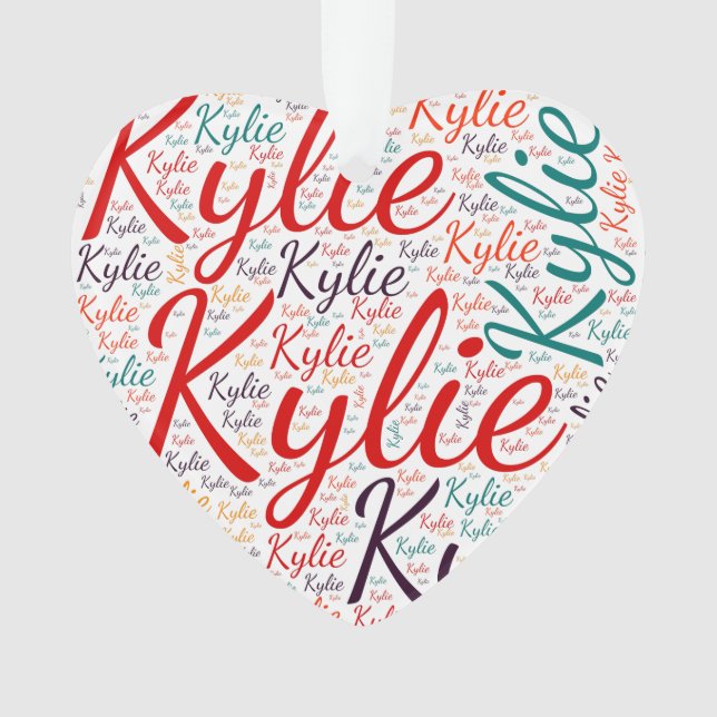 Kylie Ornament (Front)